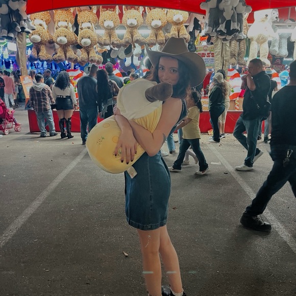 Denim Button-Down Dress - Picture 2 of 3